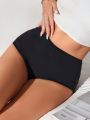 Women's Lace Panel Back Thong Panties