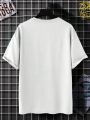 Manfinity Hypemode Loose Men's Letter Printed Round Neck T-Shirt