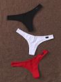 3pack Solid Panty Set