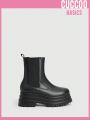 Cuccoo Everyday Collection Women's Fashionable Thick-soled Moto Boots