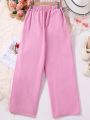 Teen Girl Wide Leg Pants For Spring And Summer