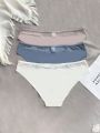 Women'S Seamless Triangle Pure Color Panties