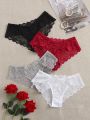 4pack Scallop Lace Panty