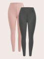 SHEIN Essnce High-waisted Insulated Stretchy Leggings