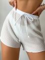 SHEIN Swim SXY Women's Solid Color Shorts