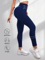 Wide Waistband Sports Leggings