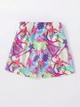 Boys' All-over Printed Swim Shorts