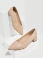 CUCCOO BIZCHIC Women Shoes Minimalist Point Toe Elegant Beige Versatile Flats For Summer Vacation Shoes Summer Sale