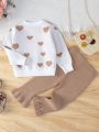Baby Girls' Knitted Sweater Set