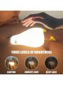 1 pc Lying Flat Duck Pat Light, Atmosphere Light, Bedroom Bedside Sleep Night Light, Cute Night Light, Silicone Dimmable Timing Bedside Lamp, For Children's Bedroom Decoration