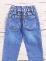 Baby Boys' (small) Slim Fit Washed Denim Jeans