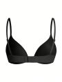 SHEIN Leisure Ladies' Solid Color Bra