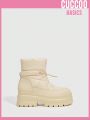 Everyday Collection Women's Warm Fashionable Thick Sole Short Snow Boots