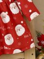 Baby Girl Christmas Print Dress