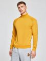 SHEIN Men Turtleneck Raglan Sleeve Sweater