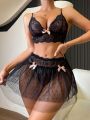 3pcs/Set Women's Sexy Lingerie Set (Valentine's Day Edition)