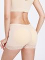 Lace Trim Padded Shapewear Shorts