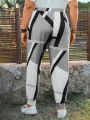 Plus Size Women'S Color Block Jogger Pants