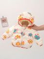 Baby Girl's Sun Pattern Hooded Coat