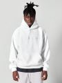 SUMWON Fleece Hoodie With Front Embroidery