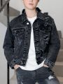 Boys' (big) Distressed Denim Jacket