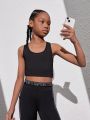 Tween Girl Cross Back Sports Bra