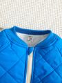 Baby Boy Zip Up Quilted Bomber Jacket