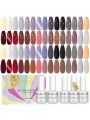 SAVILAND 33PCS Gel Nail Polish Set Classic Glitter White Soak-off U V Gel Polish with Base & Glossy Matte Top Gel French Manicure Nail Art Starter Set for Salon Home & Gifts