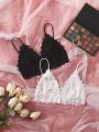 2pack Floral Lace Scallop Trim Bra Set