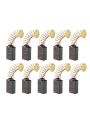 5 Pairs Motor Carbon Brushes 13mm x 8mm x 5mm Universal Power Tool Replacement Parts for Angle Grinder Orbital Sander