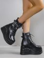 Women's Wedge Heel Platform Boots