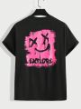 Manfinity EMRG Men Cartoon & Letter Graphic Tee