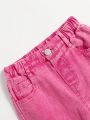 Little Girls' Straight Leg Casual Distressed Jeans