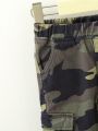 Baby Boy Camo Print Flap Pocket Cargo Pants