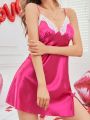 Lace Trim Satin Cami Nightdress