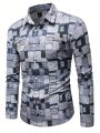 Men's Printed Casual Shirt