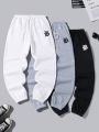 Manfinity Hypemode Men's Letter Print Drawstring Waist Sweatpants