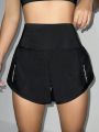 Yoga Basic Wide Waistband Sports Shorts