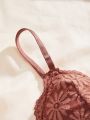 3pc Ladies' Floral Lace Underwear Set