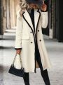 Women's Notch Lapel Double-breasted Coat