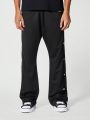 SUMWON Flare Fit Jogger With Side Snaps