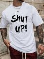 Manfinity LEGND Men's Plus Size Slogan Printed T-shirt