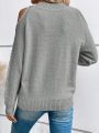 Women's Open-shoulder Sweater