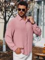 Men's Plus Size Long Sleeve Shirt