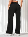 SHEIN Daily&Casual Women's Sports Pants With Pockets