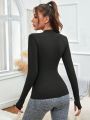 SHEIN Daily&Casual Soft And Breathable Sports Sweatshirt