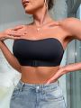 Solid Wireless Strapless Bra