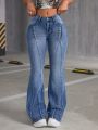 SHEIN ICON Vintage Flared Jeans