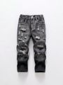 Toddler Boys' Distressed Denim Jeans