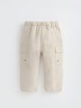 Infant Boys' Casual Workwear-Style Jeans In Apricot